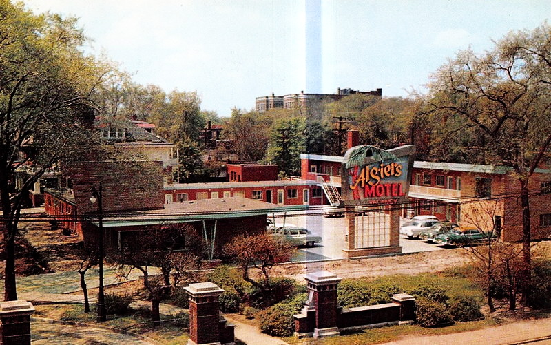 Algiers Motel - Vintage Postcard (newer photo)